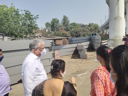 Search for space on the Western Expressway for ‘toilet on wheels’; Inspected by the Mayor | ‘शौचालय ऑन व्हील’साठी पश्चिम द्रुतगती महामार्गावर जागेचा शोध; महापौरांनी केली पाहणी