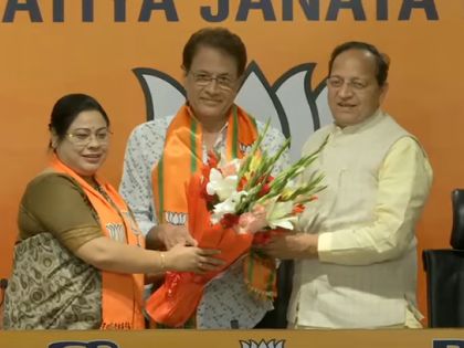 Actor Arun Govil joins BJP at party headquarters in New Delhi | Arun Govil in BJP: ‘रामायण’ सिरियलमध्ये प्रभू राम साकारणारे अभिनेता अरूण गोविल यांचा भाजपात प्रवेश