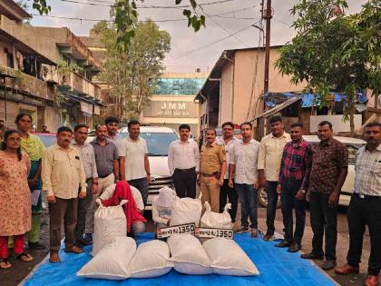 Excise department seizes ganja worth lakhs in action again | उत्पादन शुल्क विभागाने पुन्हा कारवाईत जप्त केला लाखाचा गांजा; दोन आरोपींना घेतले ताब्यात