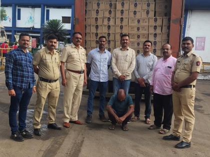 A liquor stock worth one crore was caught on the way by Maharashtra Excise Department | आडवाटेने जाणारा एक कोटींचा मद्यसाठा पकडला; राज्य उत्पादन शुल्क विभागाची कारवाई