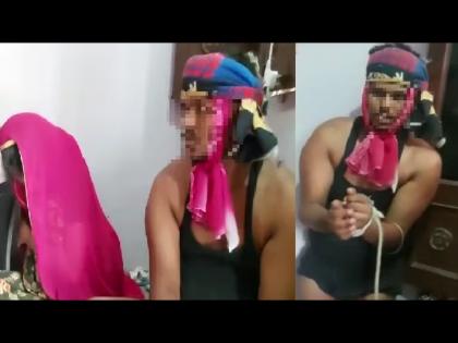 Man caught in married women lover video goes viral in Bhilwara Rajasthan | 'घरी ये, मी एकटीच आहे', मेसेज मिळताच विवाहित प्रेयसीच्या घरी पोहोचला तरूण आणि मग...