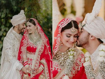 Drishyam 2 Director Abhishek Pathak And Shivaleeka Oberoi First Wedding Tie The Not In Goa | Abhishek Pathak-Shivaleeka Oberoi Wedding : 'दृश्यम 2'चा दिग्दर्शक अभिषेक पाठकने शिवालिकासोबत बांधली लग्नगाठ, पाहा फोटो