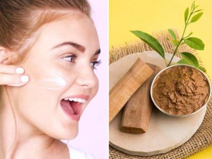 skin care for oily skin sandalwood face pack for oily skin to get bright and flawless skin | ऑयली स्किनसाठी चंदनाचे 'हे' 2 फेस पॅक ठरतील फायदेशीर!