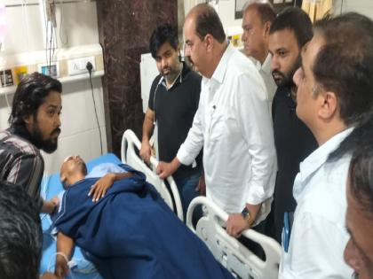 A youth who was going to fetch a towed car got his leg caught in the iron grate, seriously injured | टोइंग केलेली गाडी आणण्यासाठी जाणाऱ्या तरुणांचा लोखंडी जाळीत पाय अडकला, गंभीर जखमी