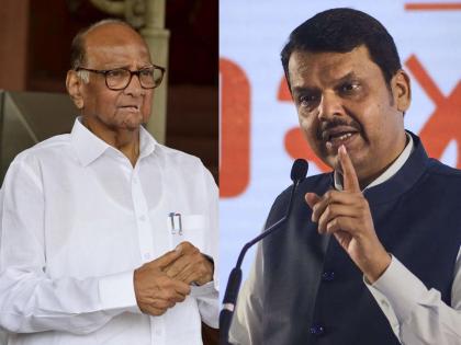 If a person who has been in politics for 55 years threatens a simple MLA...Devendra Fadnavis's taunt to Sharad Pawar | '५५ वर्षे राजकारणात असलेल्या व्यक्तीने एका साध्या आमदाराला धमकी दिली असेल तर...' फडणवीसांचा पवारांना टोला 