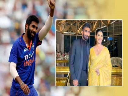 Fans trolled Jasprit Bumrah for not playing IPL 2023 after he appeared at Nita Ambani's event with wife Sanjana Ganesan  | "आता दुखापत कुठं गेली?", पत्नीसोबत बुमराहची कार्यक्रमाला हजेरी अन् सोशल मीडियावर मीम्सचा पाऊस