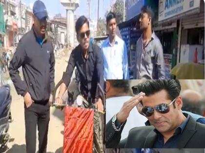 salman-khan-birthday-fan-from-jabalpur-travelling-1100-km-by-cycle-to-mumbai | Salman Khan Fan : भाईजानसाठी काहीपण ! सलमानला भेटता यावे म्हणून भाऊ सायकलवरुन निघालाय...