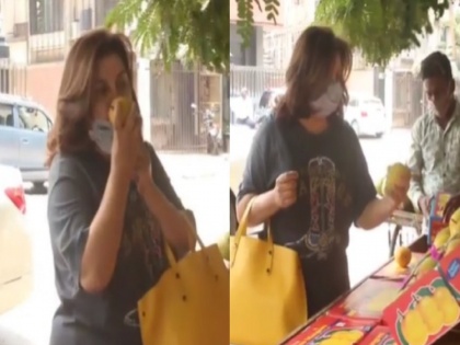 Farah Khan gets severely trolled as she removes her mask to smell mangoes amid COVID | फराह खान गेली आंब्याच्या खरेदीला, पण एका चुकीमुळे झाली सोशल मीडियावर ट्रोल