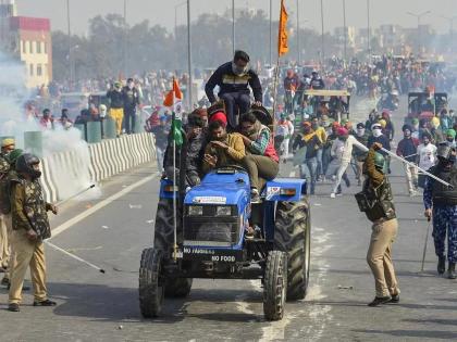 central government defence delhi police in use of tear gas and resorting to lathi charge | शेतकऱ्यांवर कारवाई करण्याशिवाय पोलिसांकडे पर्याय नव्हता; सरकारची संसदेत माहिती