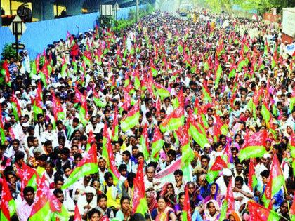  Farmers and tribals today in the Azad Maidan thunderstorms! | शेतकरी व आदिवासींचा आज आझाद मैदानात झंझावात!