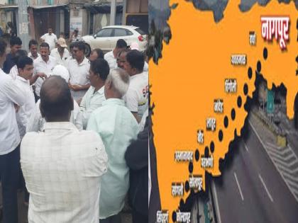 Farmers in Sangli chased away officials who came to discuss the ShaktiPeeth highway issue | Shaktipeeth Highway: संवादासाठी आलेल्या अधिकाऱ्यांना सांगलीतील शेतकऱ्यांनी पळवून लावले