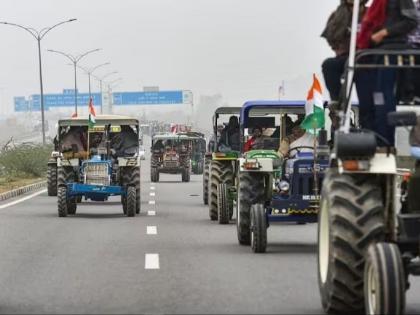 Farmers Protest: Practicing by tractors, protesters may surround residences of PM, Home Minister, confidential report sparks furore | ट्रॅक्टरद्वारे सराव, पंतप्रधान, गृहमंत्र्यांच्या निवासस्थांनांना घेराव घालू शकतात आंदोलक, गोपनीय अहवालामुळे खळबळ 