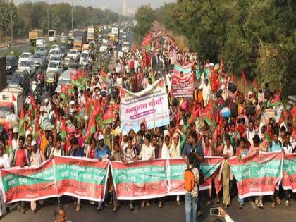 Maharashtra Farmer's Protest LIVE : शेतकरी आणि आदिवासींचा उलगुलान मोर्चा आझाद मैदानात दाखल | Maharashtra Farmer's Protest LIVE : शेतकरी आणि आदिवासींचा उलगुलान मोर्चा आझाद मैदानात दाखल