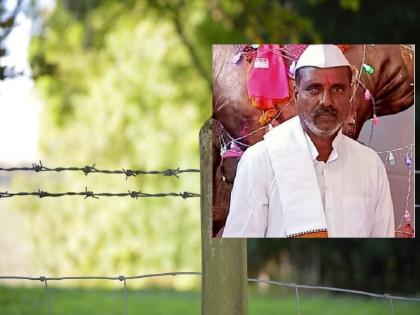 Farmer dies due to shock from sugarcane protective fence | शेळीला शोधताना संरक्षक कुंपणाचा शॉक लागून शेतकऱ्याचा मृत्यू