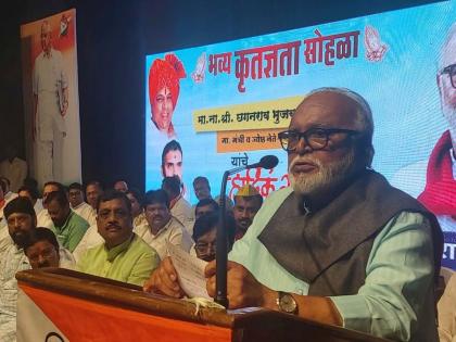 The fight will continue on the streets for the benefit of the OBC community says Chhagan Bhujbal | ओबीसी समाजाच्या हितासाठी रस्त्यावर उतरून लढा सुरूच राहील- छगन भुजबळ