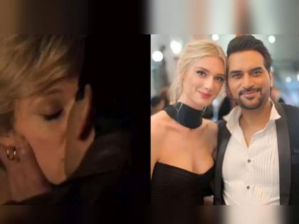 pakistani actor humayun saeed kiss with elizabeth debicki the crown season 5 viral Such reactions are coming from users on Twitter | पाकिस्तानी अभिनेत्यानं हॉलिवूड अभिनेत्रीला केलं Kiss; ट्विटरवर युजर्सच्या येतायत अशा रिअ‍ॅक्शन्स