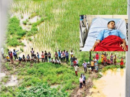 Smruddhi mahamarg accident Premprakash jumped from 30 feet into the paddy field says thrill of the night | 'समृद्धी' अपघात : जीवाच्या आकांतानं ३० फुटांवरून भातशेतात मारली उडी, बचावलेल्या प्रेमप्रकाशने सांगितला रात्रीचा थरार