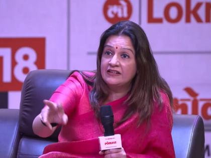 lokmat parliamentary awards 2023 priyanka chaturvedi about corruption Ajit Pawar attacked asked a question to central government | "ज्या अजित पवारांचं नाव घेत PM मोदींनी..."; प्रियंका चतुर्वेदी यांचा हल्लाबोल, केला थेट सवाल