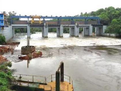 The level of Dudhsagar River near Opa Water Purification Project is low, water from the closed mine has started to be released into the river | ओपा जलशुद्धीकरण प्रकल्पाजवळ दूधसागर नदीची पातळी कमी, बंद खाणीचे पाणी नदीत सोडण्यास सुरुवात 