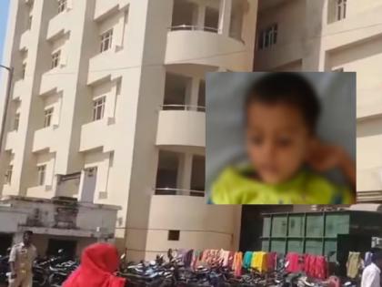 Ruthless father throws 5-year-old son off building; Bystander caught, life saved | निर्दयी बापाने 5 वर्षीय मुलाला इमारतीवरुन फेकले; खाली उभ्या असलेल्या व्यक्तीने झेलले...