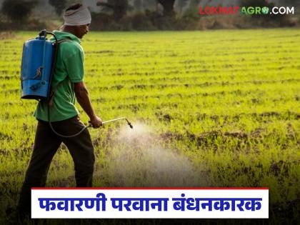 Latest News license from the Agriculture Department is mandatory for spraying pesticides | 'या' फवारणीसाठी कृषी विभागाचा परवाना बंधनकारक, काय आहे नवीन निर्णय Latest News license from the Agriculture Department is mandatory for spraying pesticides | 'या' फवारणीसाठी कृषी विभागाचा परवाना बंधनकारक, काय आहे नवीन निर्णय