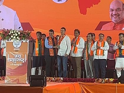 Former state president of JDU and labor leader Shashank Rao joins BJP | जेडीयूचे माजी प्रदेश अध्यक्ष आणि कामगार नेते शशांक राव यांचा भाजपत प्रवेश