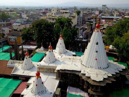 Work on Garuda Mandapam at Shri Ambabai Temple before Monsoon : Kesarkar | श्री अंबाबाई मंदिरातील गरुड मंडपाचे काम पावसाळ्यापूर्वी : केसरकर