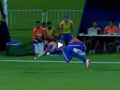 IND vs PAK India A's Ramandeep Singh made a spectacular one-handed diving catch during the ACC Men's T20 Emerging Teams Asia Cup 2024 match against Pakistan A Watch Video | IND vs PAK : कॅचेस विन मॅचेस! Ramandeep Singh च्या अफलातून कॅचनं फिरली मॅच (VIDEO)