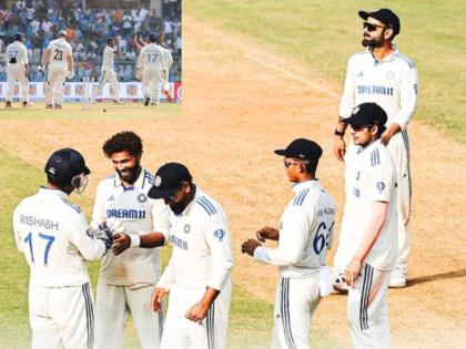 India vs New Zealand, 3rd Test Day Stumps 2 Ravindra Jadeja Eyes 10 Wicket Haul India Seek Sub 150 Target | IND vs NZ, 3rd Test Day 2 Stumps: दुसऱ्या दिवशी १५ विकेट्स; तिसऱ्या दिवशीच फुटणार विजयाचे फटाके?