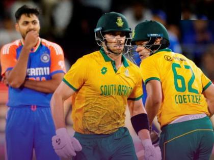 SA vs IND 2nd T20I Varun Chakaravarthy fifer in vain as Stubbs Coetzee help South Africa win by three wickets | चक्रवर्तीच्या चक्रव्यूहमध्ये अर्धा संघ फसला; पण तरी द. आफ्रिकेनं टीम इंडियाचा विजय रथ रोखला!