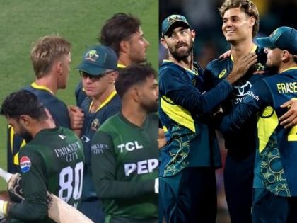 AUS VS PAK 2nd T20I Embarrassing Records Most Pak batters scored ducks in an innings Spencer Johnson's Fifer Helps Australia Beat Pakistan By 13 Runs And Seal T20 Series | AUS vs PAK : चौघांच्या पदरी भोपळा! पाक शेर कांगारूंसमोर ढेर! नावे झाला लाजिरवाणा रेकॉर्ड