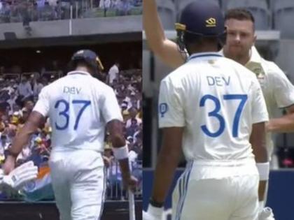 AUS vs IND, 1st Test Devdutt Padikkal Dismissed For A 23 Ball Duck Josh Hazlewood | IND vs AUS : 'वाइल्ड कार्ड' एन्ट्री मारणाऱ्या Devdutt Padikkal च्या पदरीही भोपळा