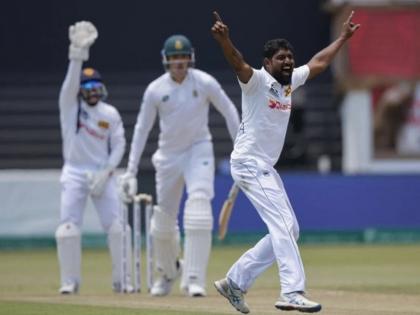 South Africa vs Sri Lanka, 1st Test prabath jayasuriya competed 100 test wickets in just 17 match And Set New Record prabath george lohmann ravichandran ashwin Also In List | RSA vs SL : श्रीलंकेच्या नव्या जयसूर्याची हवा; टेस्टमध्ये विकेट्सच्या 'सेंच्युरी'सह बेस्ट रेकॉर्ड केला नावे