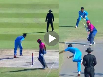 Indian wicketkeeper India's Harvansh Singh replicates MS Dhoni style No Look run-out in U19 Asia Cup | MS धोनीचा प्रभाव! युवा भारतीय विकेट किपरनं दाखवलं थाला मॅजिक (VIDEO)