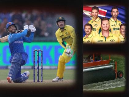 AFG vs AUS ICC Champions Trophy 2025 Match Abandoned Due To Rain Australia Qualifies For Semifinals Afghanistan Defend On ENG vs SA | AFG vs AUS : २००९ नंतर ऑस्ट्रेलियानं पहिल्यांदाच गाठली सेमी; अफगाणिस्ताला अजूनही संधी, पण...