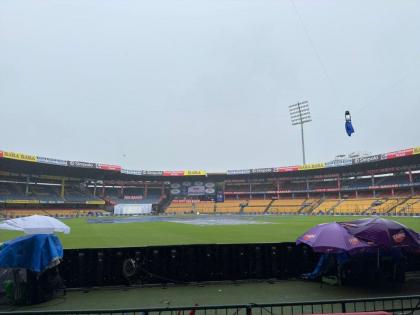 IND vs NZ : Once the rain stops, the match won't be delayed for long as... | IND vs NZ : बंगळुरुमध्ये पावसाची बॅटिंग; पहिल्या दिवसाचा खेळ पाण्यात?