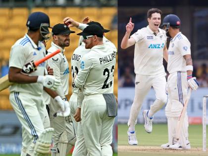 India vs New Zealand Full list of India's lowest score in Test cricket history at home And overseas | India's lowest score in Test cricket : परदेशात ३६ चा आकडा; मायदेशात किवींनी काढला फलंदाजीतील जीव