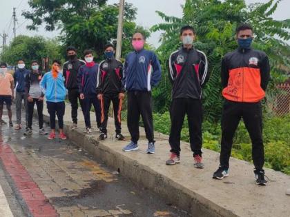 11 national players ran under 'Fit India Freedom Run' | ‘फिट इंडिया फ्रिडम रन’ अंतर्गत धावले ११ राष्ट्रीय खेळाडू     