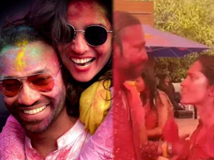 Ankita Lokhande Got Angry On Husband Vicky Jain At Holi Party | VIDEO : बेचारा विक्की तो गया...! भर पार्टीत नवऱ्यावर संतापली अंकिता लोखंडे