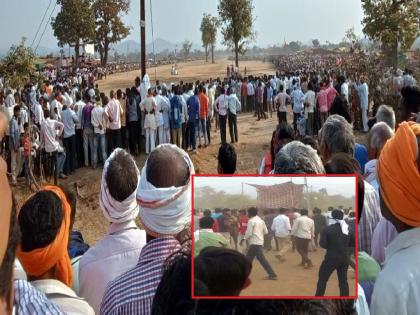 charges against 52 for disturbance In Bullock Cart Race In Sadak Arjuni Taluka Of Gondia District | काठीने मारल्याने तरुण मेल्याची अफवा पसरली अन् लोकांनी केली स्टेजवर दगडफेक; ५२ जणांवर गुन्हा