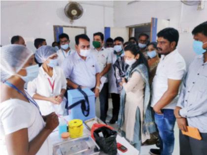 Dry run of corona vaccination in the district | जिल्ह्यात कोरोना लसीकरणाचा ड्राय रन 