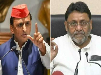 Akhilesh Yadav targeted bjp over Nawab Malik arrested by ed | Akhilesh Yadav : "भाजपा कोणाला घाबरत असेल तर त्यांना खोट्या खटल्यात अडकवून जेलमध्ये पाठवते"; अखिलेश यादवांचा हल्लाबोल