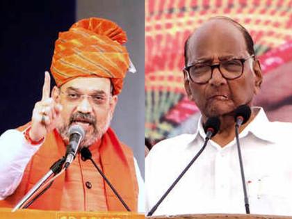 Secret meeting between Sharad Pawar and Amit Shah ?; The first reaction given by the Nationalist Congress | शरद पवार अन् अमित शहांमध्ये गुप्त बैठक?; राष्ट्रवादी काँग्रेसने दिली पहिली प्रतिक्रिया