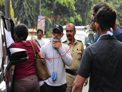 PHOTOS : पांढरी दाढी... थकलेलं शरीर..., आमिर खानला तर ओळखणंही झालं कठीण...!!