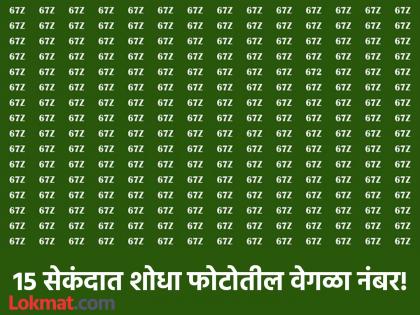 Optical Illusion Challenge: Find the Number 672 along with 67Z in 15 Seconds | जास्तीत जास्त लोक 'या' फोटोतील 672 नंबर शोधण्यात झाले फेल, बघा तुम्हीही ट्राय करा!