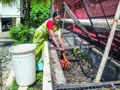 Fine to seven societies who refuse to make fertilizer from waste | कचऱ्यापासून खतनिर्मितीस नकार देणा-या सात सोसायट्यांना दणका