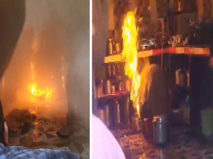 Parabhani: सिलिंडर लिकेजमुळे स्वयंपाकघरात आगीचे लोट, अग्निशमन जवानांमुळे अनर्थ टळला!