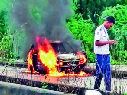 The businessman's wife who committed suicide in the car by burning also passed away | कारमध्ये आत्महत्या करणाऱ्या 'त्या' उद्योजकाच्या पत्नीचेही निधन, मुलाची प्रकृती स्थिर