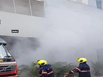 Major fire breakdown in Gurgaon Technic Plus 1 building | गोरेगावमधील टेक्निकप्लस इमारतीला भीषण आग; लोक अडकल्याची शक्यता