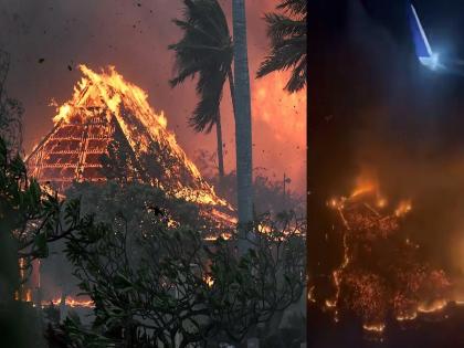 hawaii-fire-2023-looks-like-hell-social-media-wildfire-update-watch-videos | VIDEO: जंगलाची आग शहरात पसरली; अख्ख शहर जळून खाक, 53 जणांचा मृत्यू